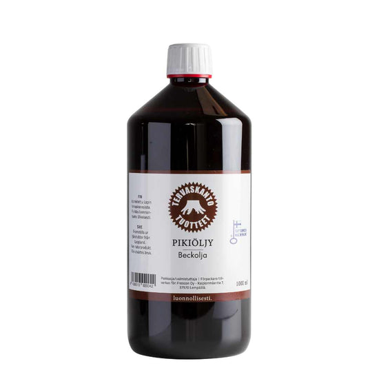 Pitch oil for animals