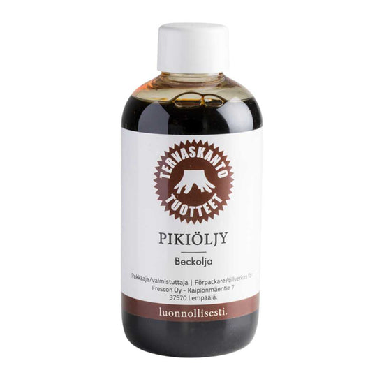 Pitch oil for animals