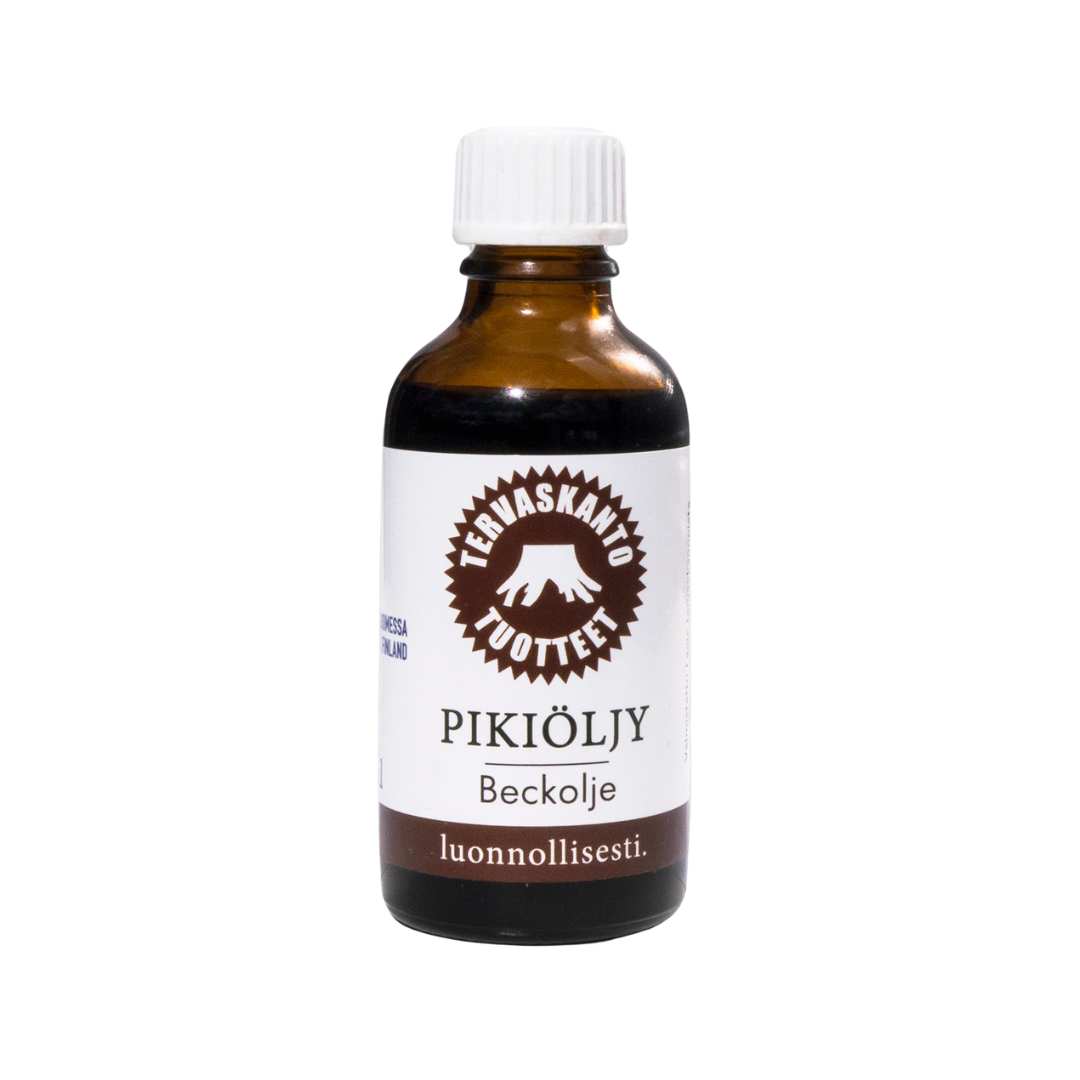 Pitch oil for animals