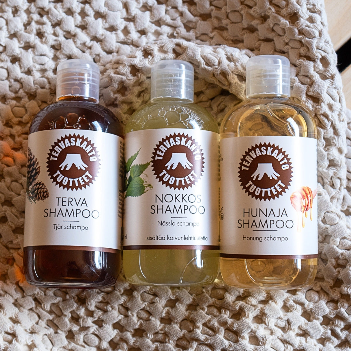 Tervaskannon Shampootrio