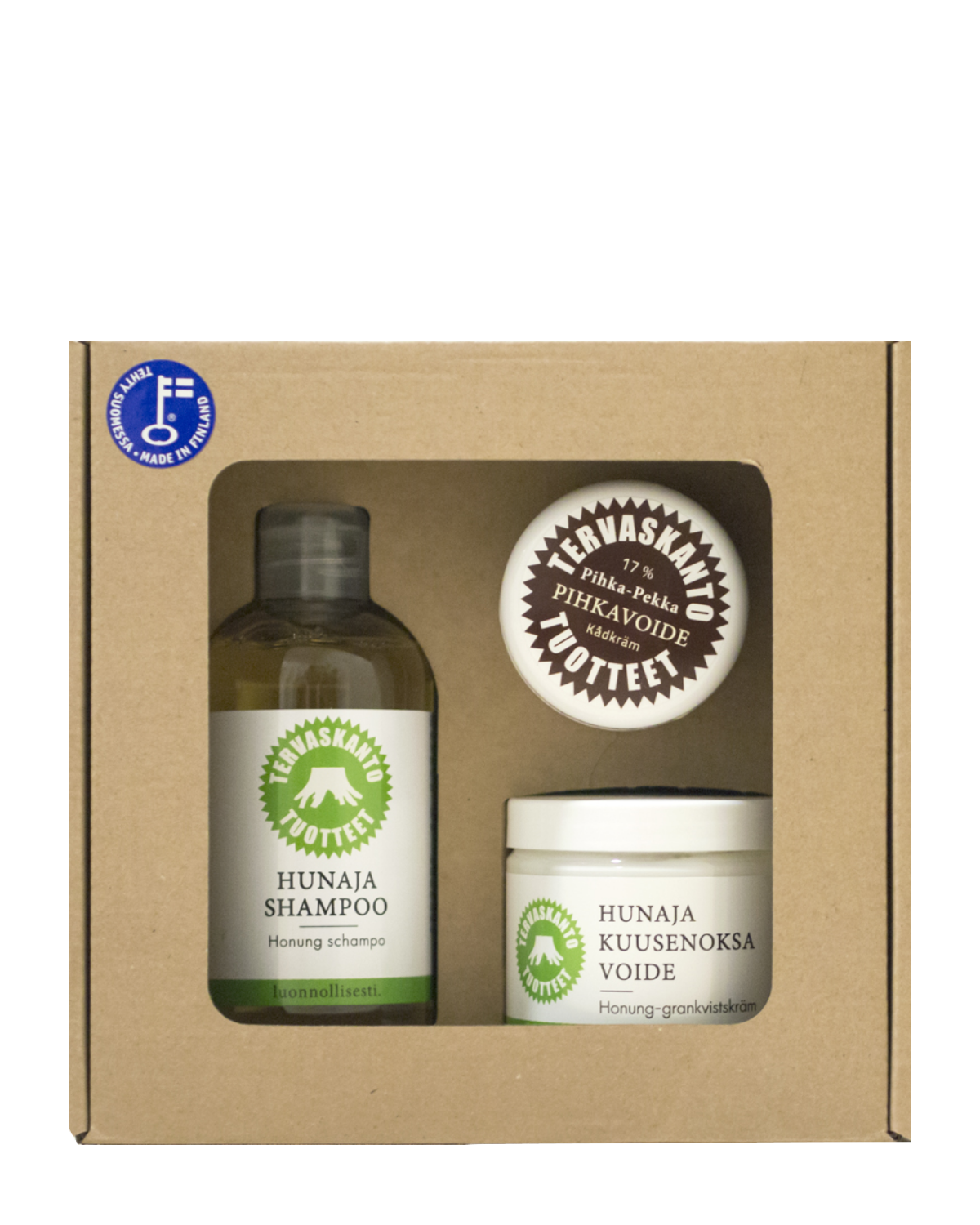 Lahjapakkaus Pihkassa Hunajaan